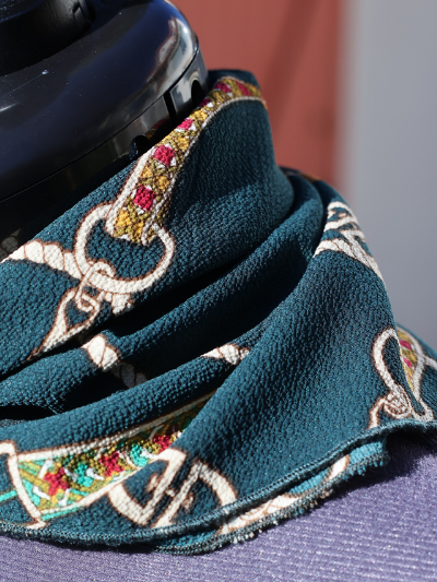 Le Foulard Carré vert